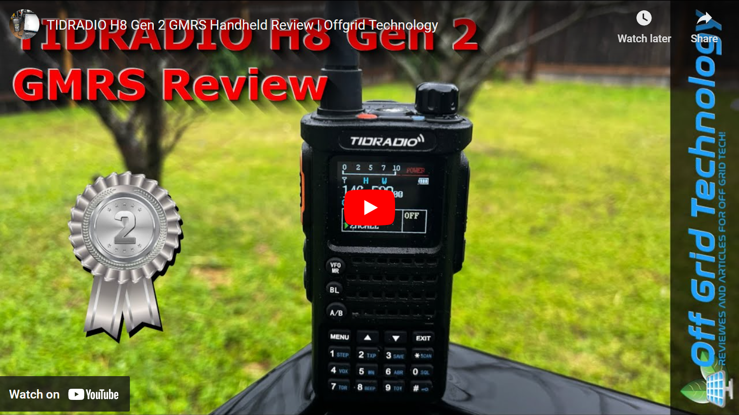 TIDRADIO H8 Gen2 GMRS Handheld Review